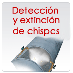 Detección y extinción de chispas