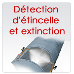 Détection d'étincelle et extinction