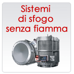 Sistemi di sfogo senza fiamma